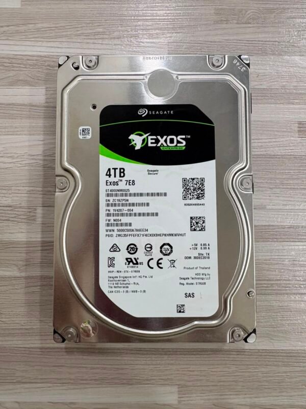 HDD Server 4TB SAS 3.5" 7.2K Enterprise Hard Drive - Second Health 100%