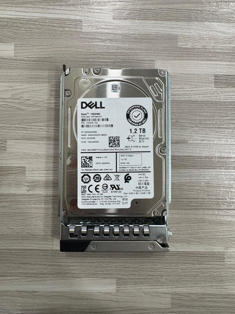HDD SERVER SAS DELL 1,2TB 12Gbps 15K 2,5inch + Bracket - Image 1