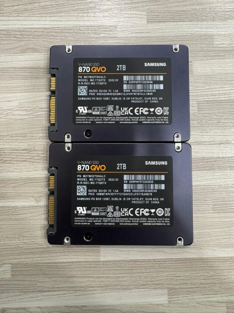 Samsung SSD 870 QVO 2TB 2.5" SATA III 6Gb/s MZ-77Q2T0 SSD Internal